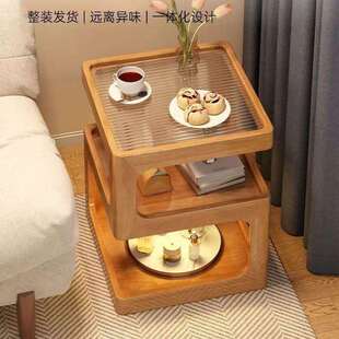 实木床头柜简约现代小型家用卧室边几创意2025新款床边桌极窄儿童