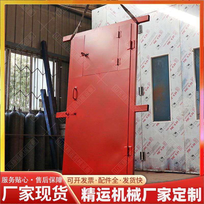 防火栅栏门1800*2000井下巷道安全用门水泵房弧形防火栅栏两用门