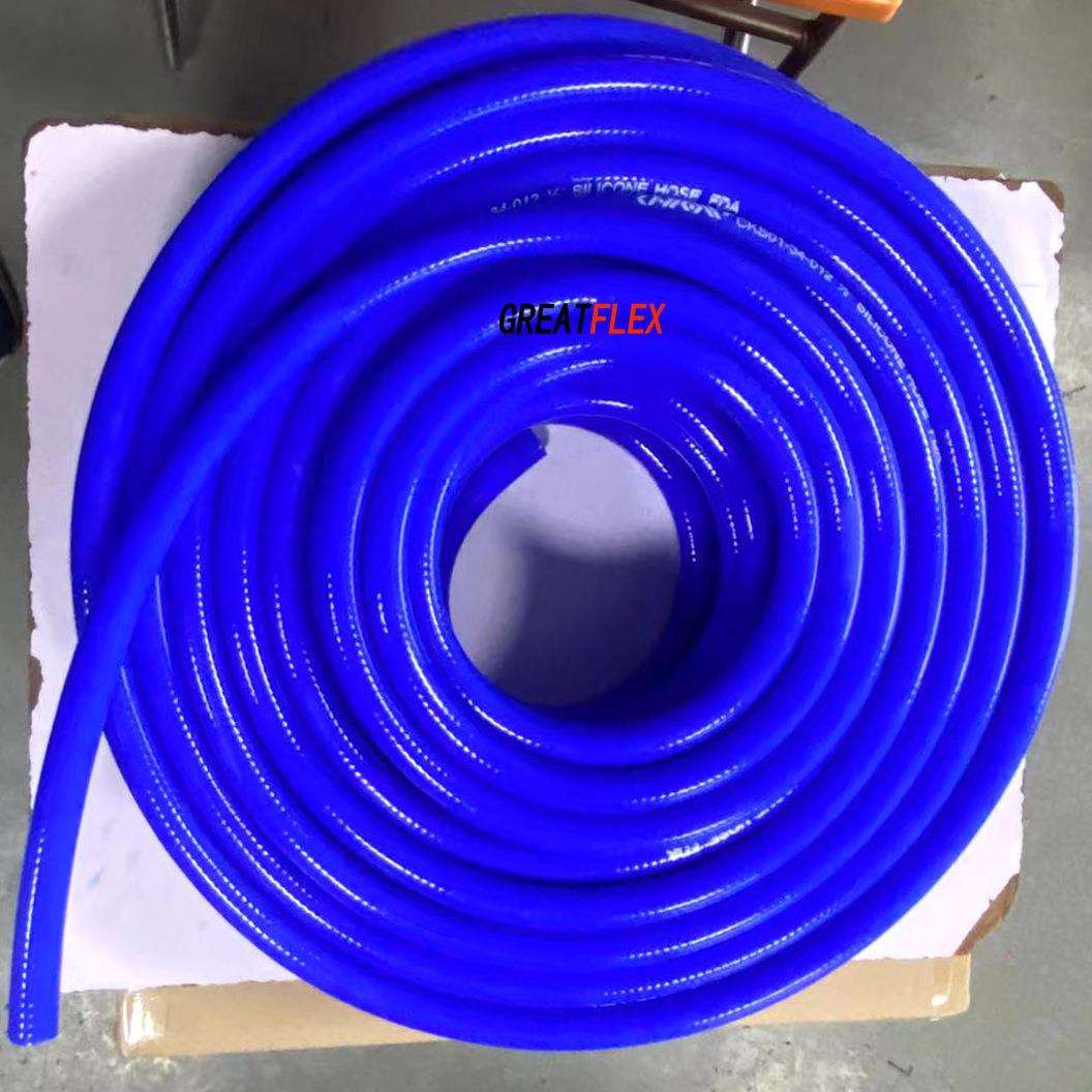 GREATFLEX卫生级双层蓝色夹线编织暖风管水箱水管BP20