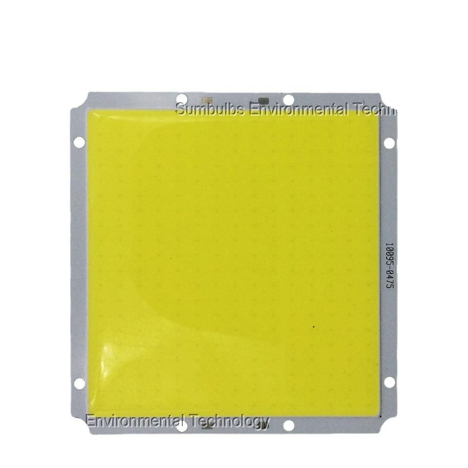 现货100x95mm方形COB灯板50W超亮12V LED集成光源倒装工艺灯板