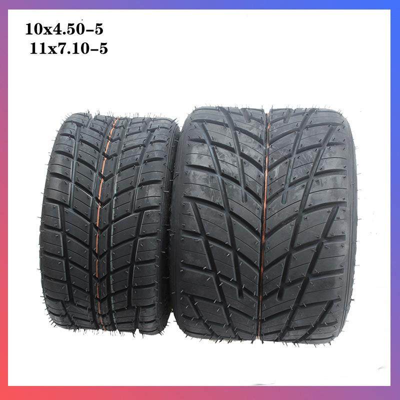卡丁车雪地轮胎5寸雨胎轮胎10x4.50-5 11x 7.10/