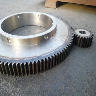 齿轮盘硬齿面回转支承配套齿轮大齿圈褐煤烘干机大齿圈配件圈齿轮