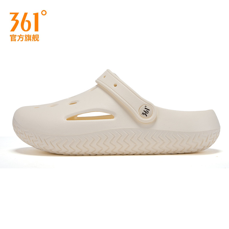 361岩峿情侣洞洞鞋男款夏季溯溪鞋简约家居外穿凉拖鞋海边沙滩鞋