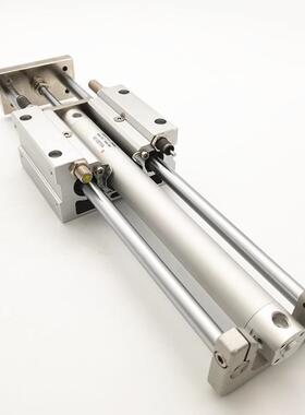 SMC带导杆气缸MGCLB20/25/32/40/50-75-100-200-300-400-500-600