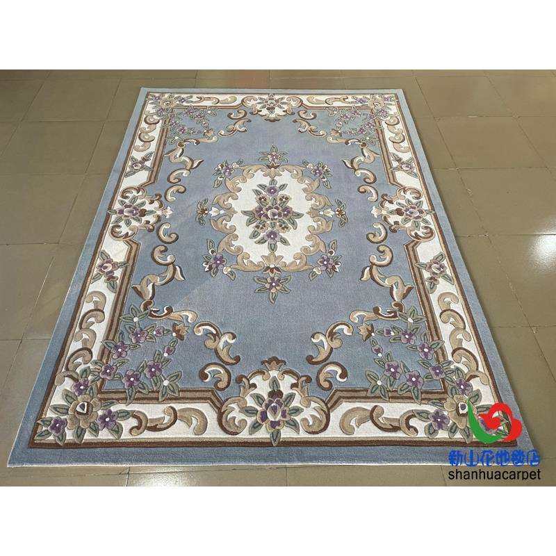 新西兰进口羊毛欧式蓝色花朵别墅客厅茶几沙发地毯卧室客房床前毯,鲜花速递/花卉仿真/绿植园艺,割草机/草坪机,淘宝优惠券,粉丝福利购,淘宝优惠卷