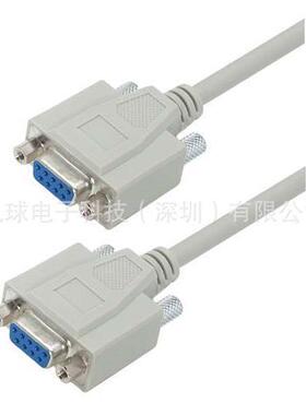 L-COM CSMN9FF 优良型屏蔽D-Sub模制线缆DB9母头/母头 现货