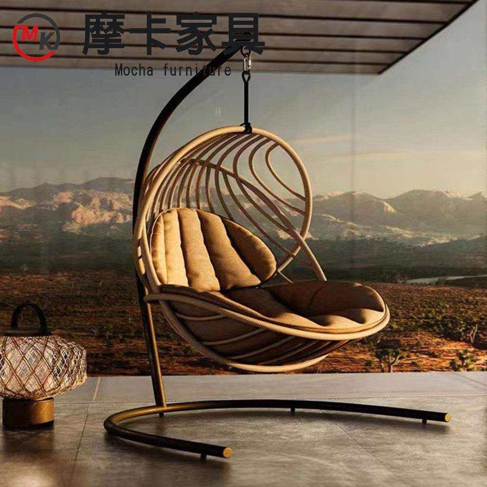 户外秋千摇摇椅庭院别墅花园网红阳台休闲藤编悬挂吊篮单人摇摇椅,3C数码配件,USB灯,淘宝优惠券,粉丝福利购,淘宝优惠卷