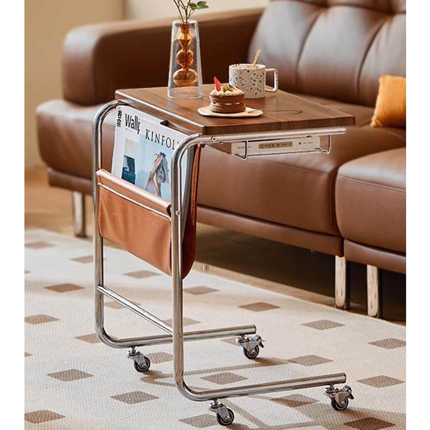 创意可移动茶几家用沙发旁置物架客厅边柜带轮边桌卧室床头小茶几,3C数码配件,USB灯,淘宝优惠券,粉丝福利购,淘宝优惠卷