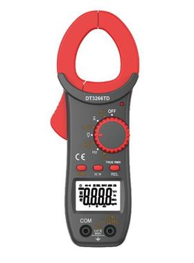 外贸版智能数字钳形表3266TD自动量程温度电容测量600A测量