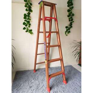 福源加厚折叠梯 家用人字梯 工程梯便携伸缩铝合金梯子