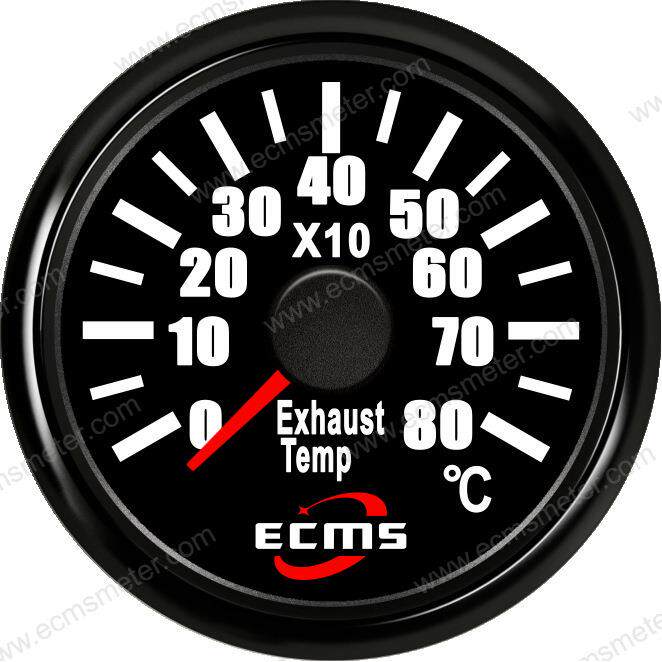 ECP车用船用工程机械设备指针尾气温度表测量尾气排放温度0~800℃