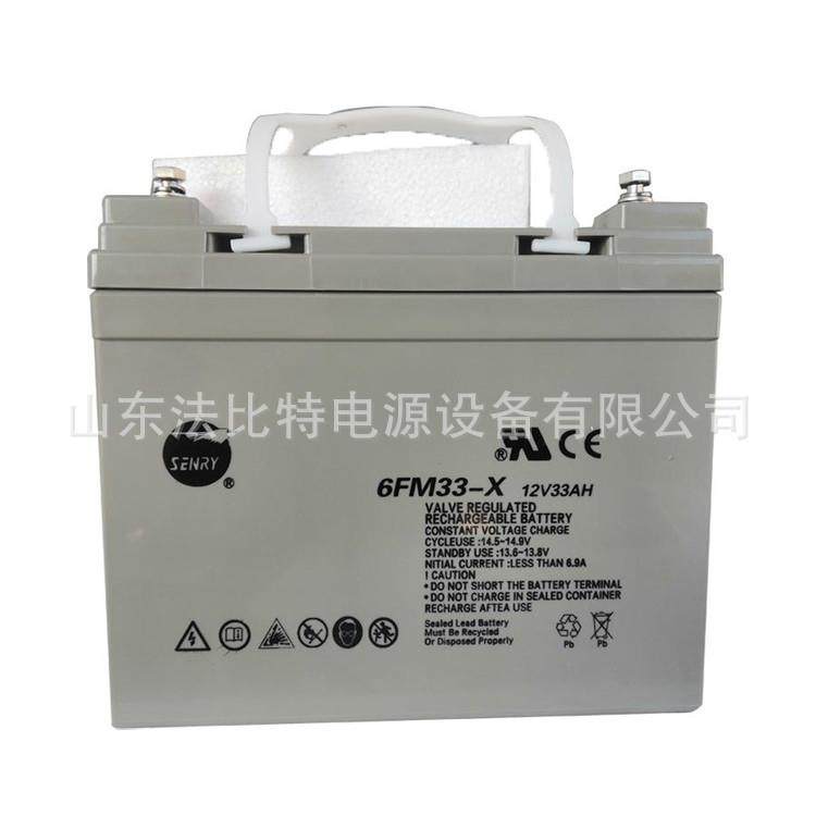 SENRY三瑞蓄电池6FM33-X含税运12V33Ah应急电源 含税运