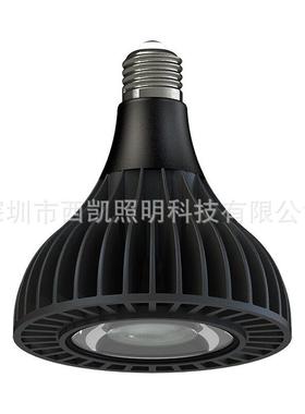 调光 LED Par38 COB 40W射灯 E27 G12 85-265V 110V 230V黑色白色