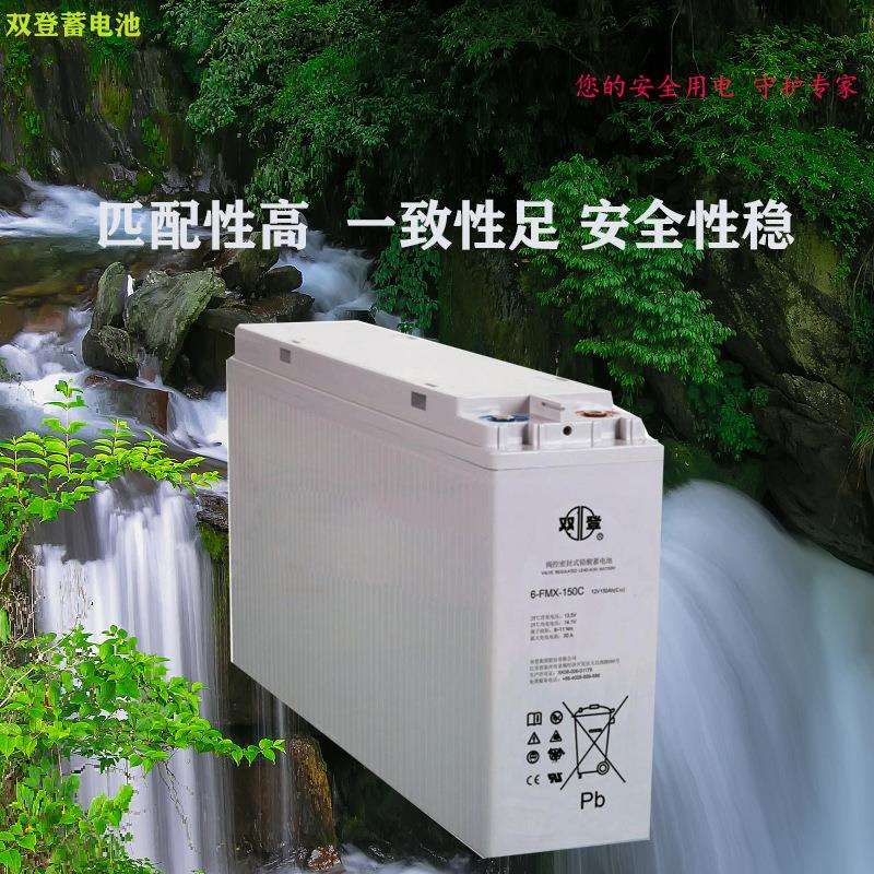 双登6-FMX-100B/6-FMX-150B/6-FMX-200狭长型蓄电池12V200AH基站