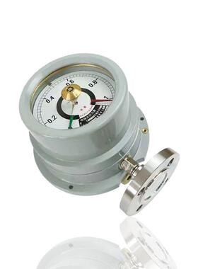 防爆隔膜夹套法兰连接电接点压力表YX100FB-ML 1MPA三线制DN80*50