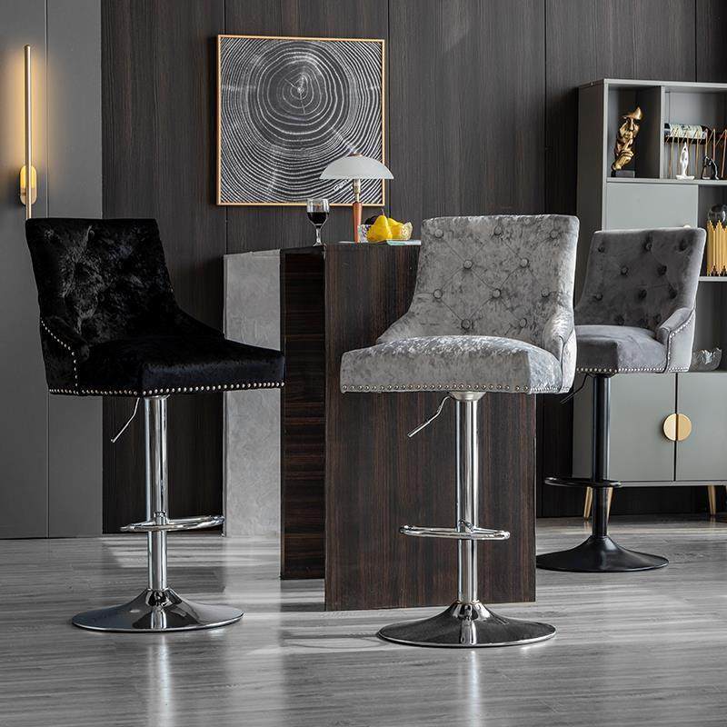 吧台椅升降旋转酒吧椅轻奢家用高脚椅高脚凳简约现代吧椅子,鲜花速递/花卉仿真/绿植园艺,割草机/草坪机,淘宝优惠券,粉丝福利购,淘宝优惠卷