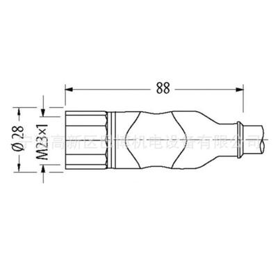 Murr/穆尔7000-23751-4011000/M23圆形连接器带屏蔽电缆/线缆