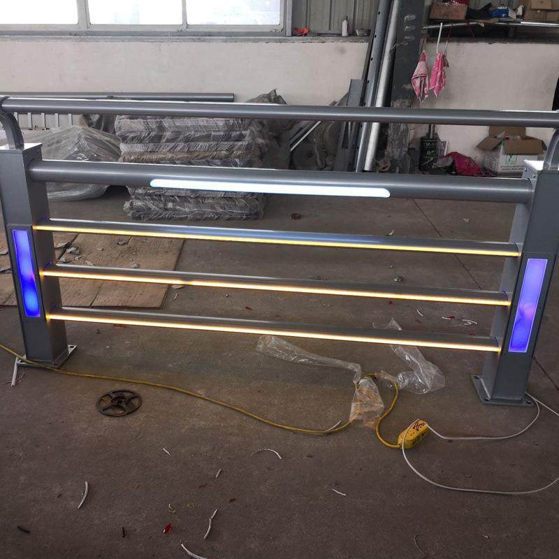 厂家供应亮化工程护栏 LED灯光护栏 铝合金结构灯光桥梁防护栏杆