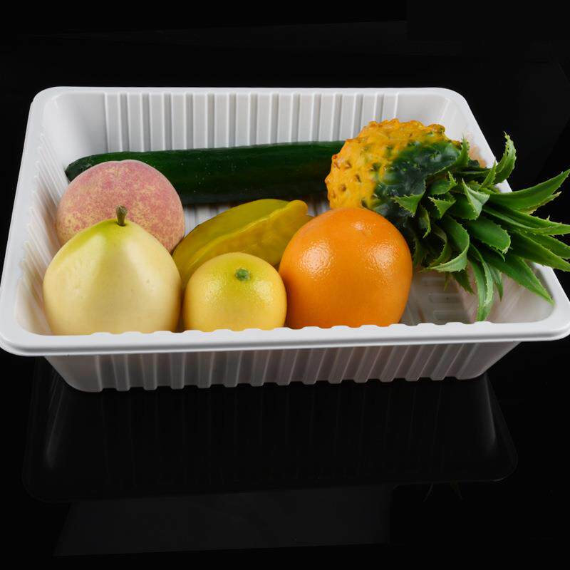 超市猪肉托盘生鲜托盘 冷鲜肉展示托盘黑色塑料冰柜卖肉托盘商用