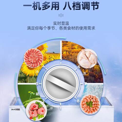 澳柯玛 商用卧式冷冻冷藏柜 SDC-502