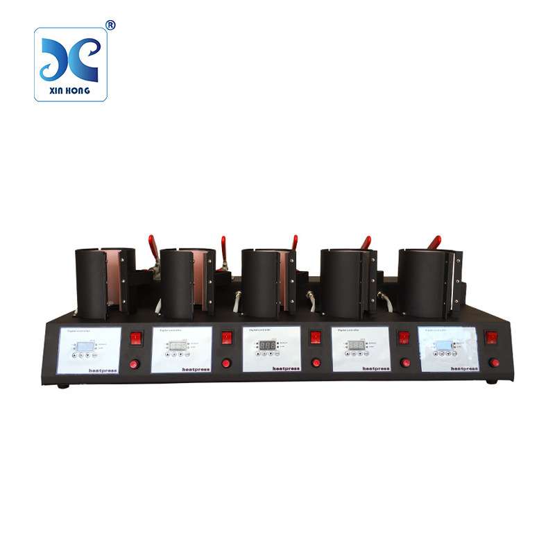 MP150*5本季热销五工位杯子印照片五合一组合式烫画机烫杯机