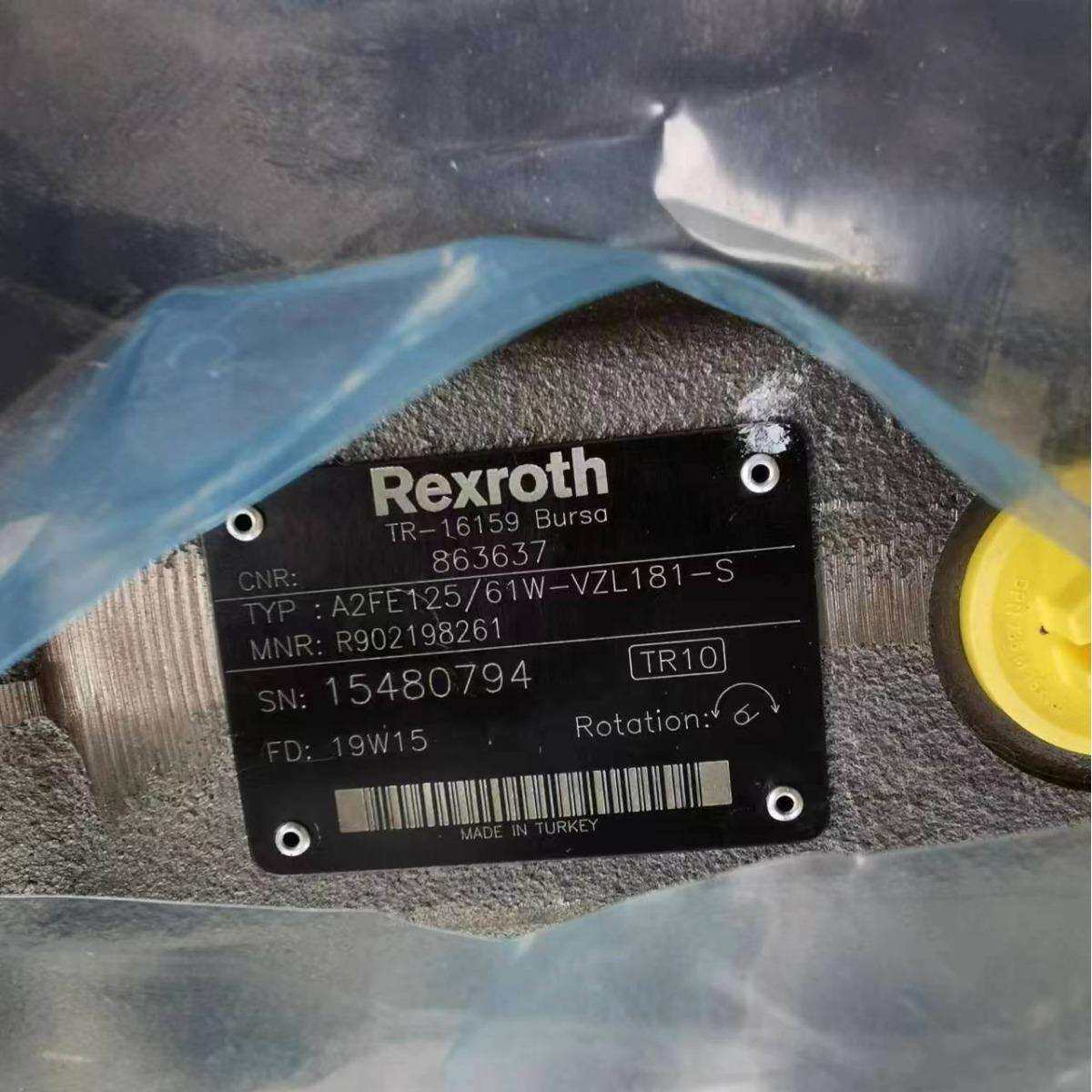 REXROTH力士乐液压马达R902198261 A2FE125/61W-VZL181-S柱塞马达