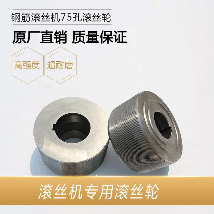 鹏昊机械多型号75孔滚丝轮定丝英制美制滚牙轮滚花轮 Cr12MoV材质