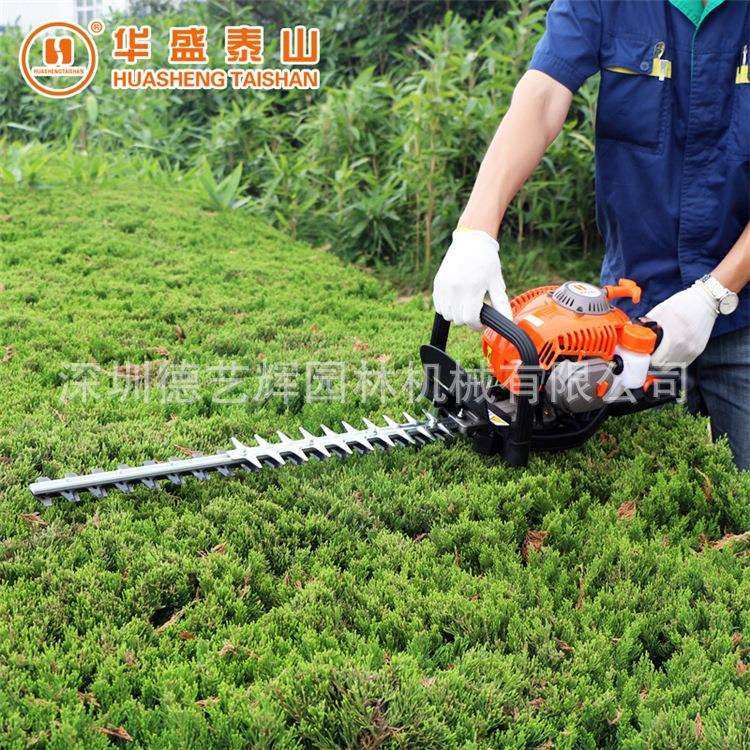 华盛双刃绿篱机汽油动力二冲程农业园林修剪机篱笆剪果树枝修枝机