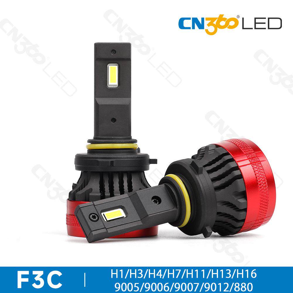 cn360 F3C内置解码器110W汽车LED大灯高亮H1H4H79005厂家直销外贸