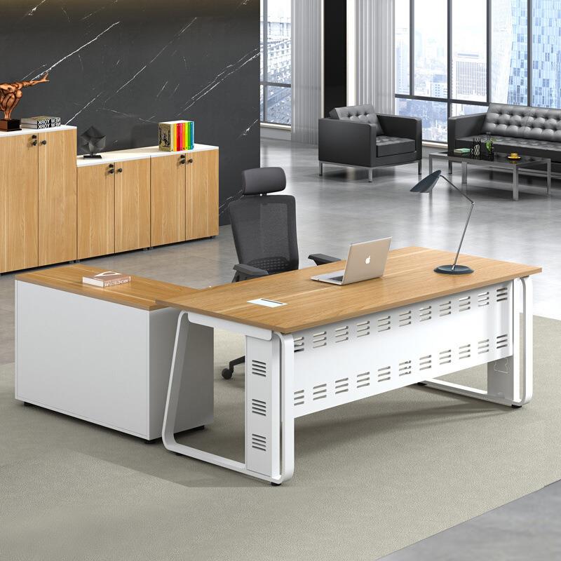 老板桌办公桌简约现代经理桌大班台总裁大板桌主管桌单人桌椅组合