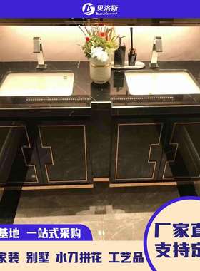 天然灰色大理石黑白根石材底座桌面餐桌踢脚线吧台墙身洗手台岛台