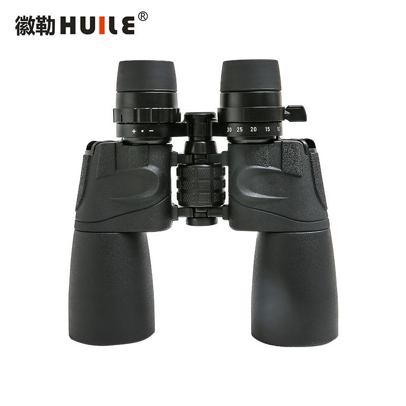 徽勒乐玩HP10-30x50双筒望远镜充氮防水FMC镀膜可变倍高清观测镜