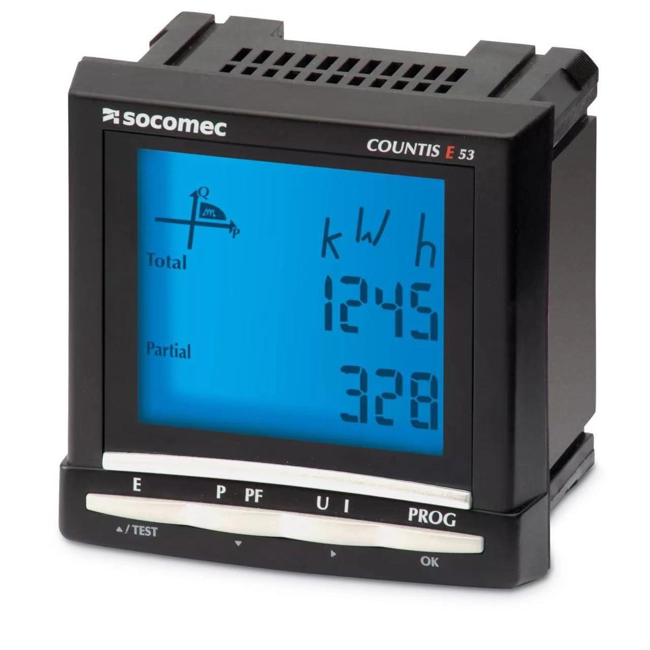 康蒂斯 E5X 溯高美socomec有功电能表 - 三相 - 连接至高达 6000