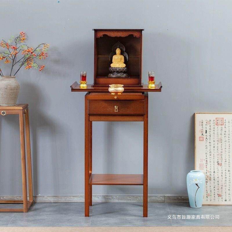 财神爷供台供桌香案客厅供台家用新中式玄关架神台财神柜摆放佛柜