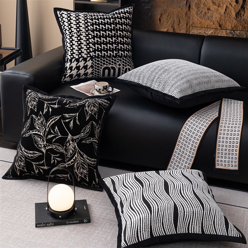 轻奢高级感沙发抱枕套可机洗高A端腰枕套卧室女生睡觉专用靠枕套