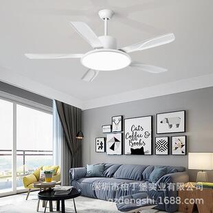 风扇灯厂家直销吊扇灯餐厅客厅卧室家用吸顶灯风扇吊灯一体大尺寸