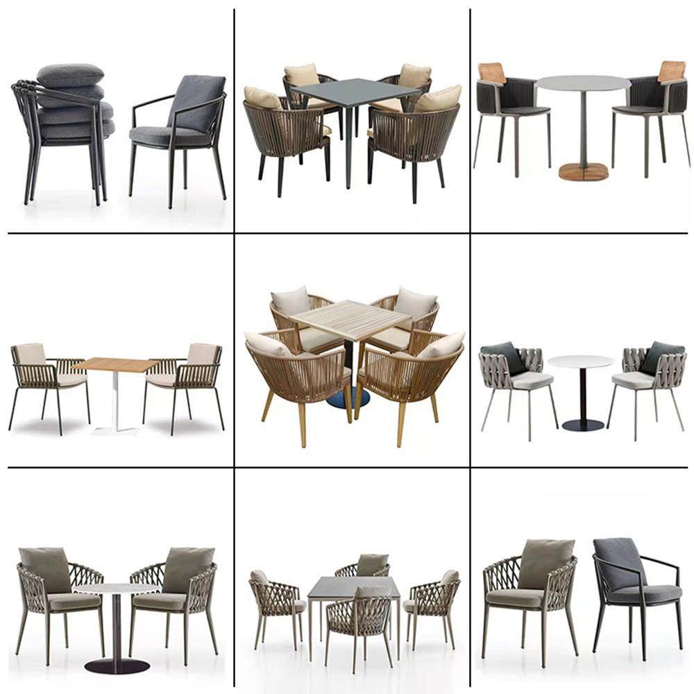 户外桌椅庭院休闲藤编椅餐厅露台阳台室外椅子花园咖啡厅组合藤椅