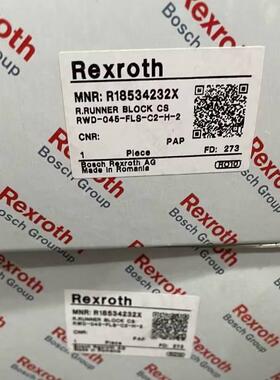 经销Rexroth力士乐直线滑块R18534232X R044251200 R18244232X