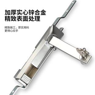 锌合金防锈防撬连杆锁MS828户外配电箱通信机柜重型机柜锁机柜门