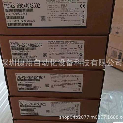 安川伺服X SGMXJ-08AUA6EC2+SGDXS-5R5A00A8002 750W有刹脉冲电机