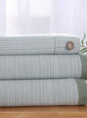 加大炕单定制纯棉老粗布凉席三y件套学生宿舍单人床单加厚夏季凉