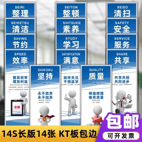 5s 6s 7s 8s工厂企业车间安全警示宣传标语牌整理整顿标志标识牌