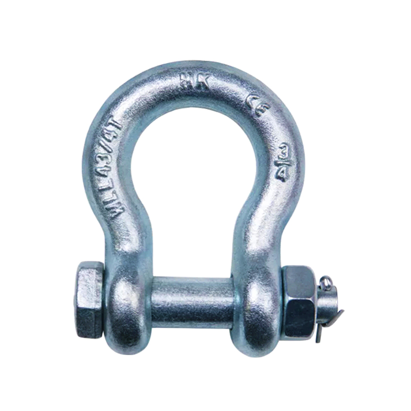 卸扣带螺母款高强度弓n起重形u型卡索钢丝连接头d形吊环带索具2吨