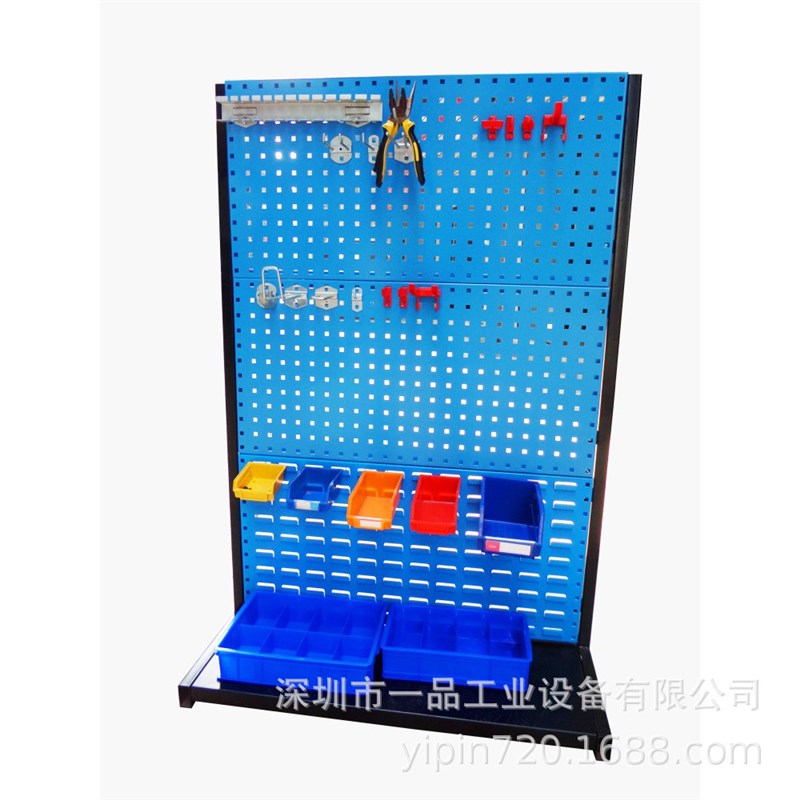 不锈钢螺丝收纳j柜双面螺丝整理收纳架移动五金工具收纳货架厂家