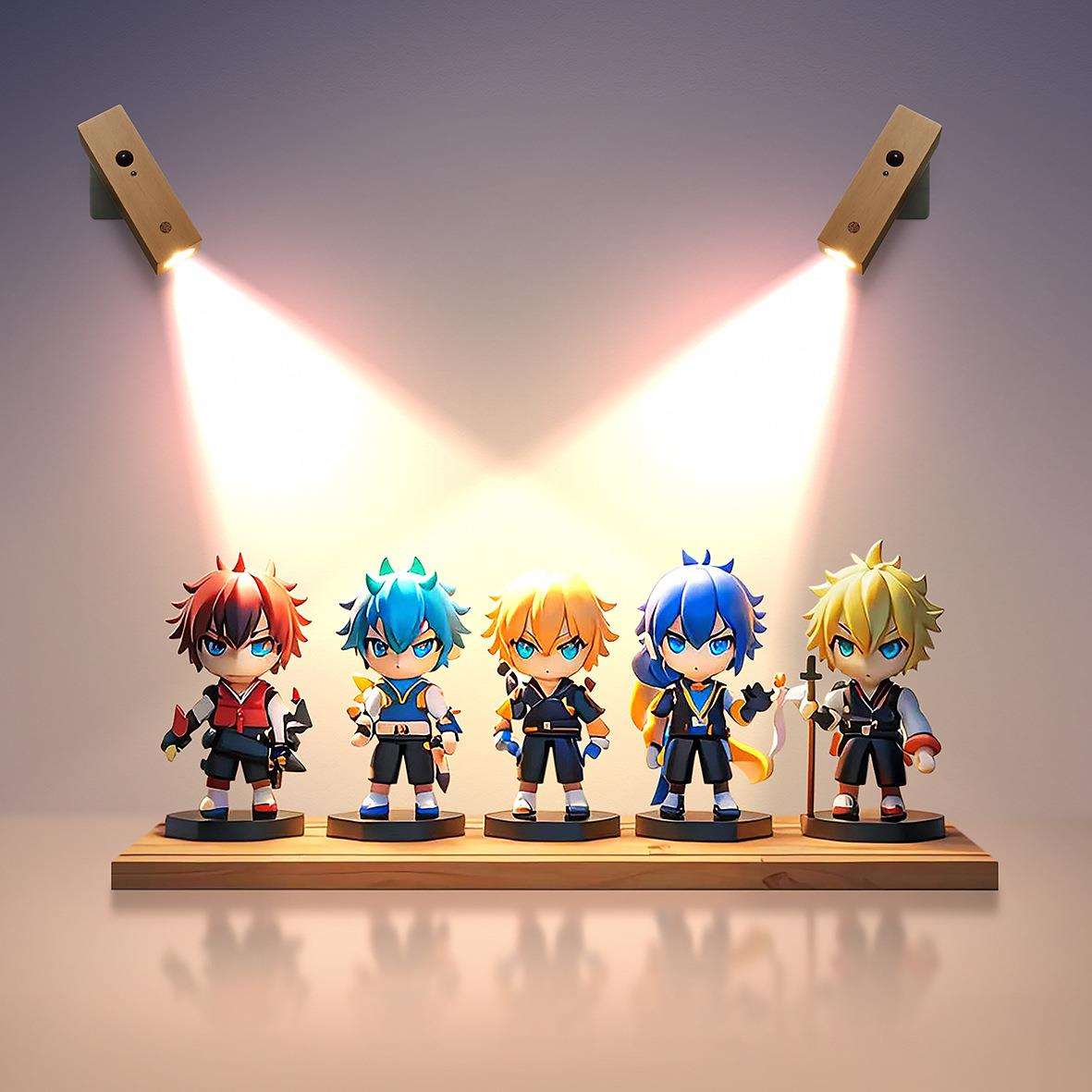 好棒智能感应射灯人体感应小夜灯床头灯充电七彩磁吸走廊楼梯壁灯