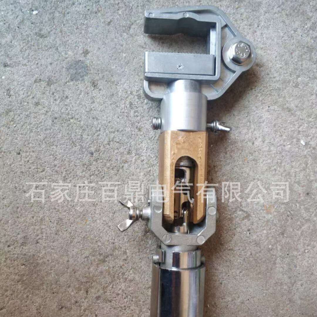 高压接地棒多角度转角式螺旋型接地线10kv接地棒头软连接多角度