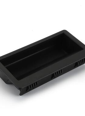 供应LS537 单孔工业设备柜门内嵌黑色扣手暗藏铁皮拉手