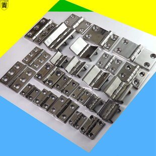 加厚430不锈钢重型工业铰链铰链望 精铸柜门合页安配电柜合页铰链