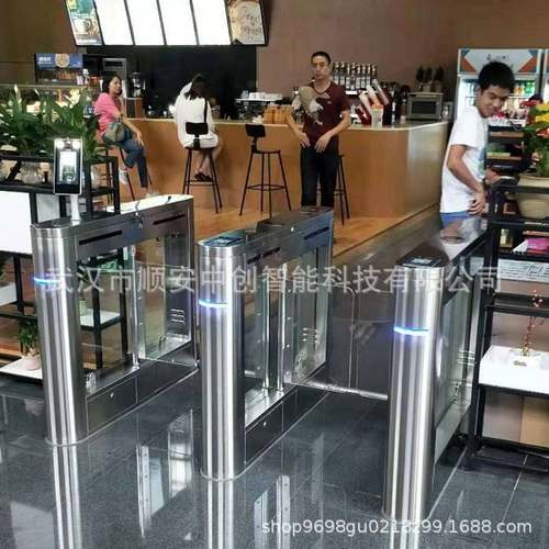 速通摆闸无刷防撞高档闸机大厦出入口人脸识别人行通道闸武汉现货
