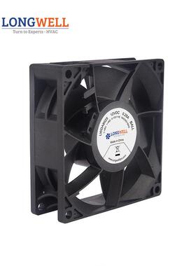 朗伟 小型工频轴流散热风扇 8025 24V/48V小排风扇配电箱排气扇